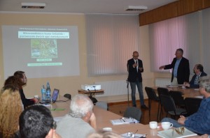 Sympozjum Akarologiczne k. Poznaniu 2015. Prof. Skubała w trakcie wystąpienia